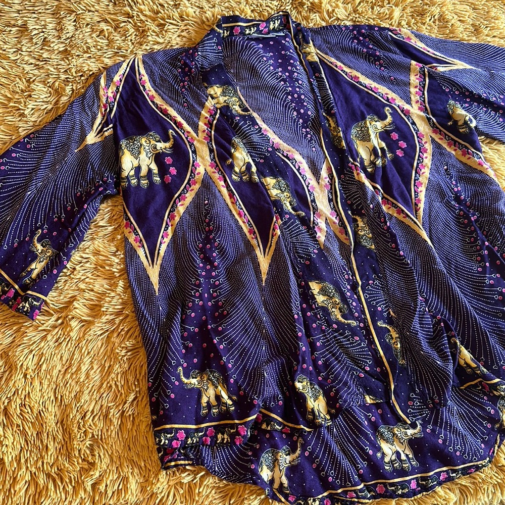 Elephant pants kimono